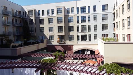 aerial view of the wedding hotel resort