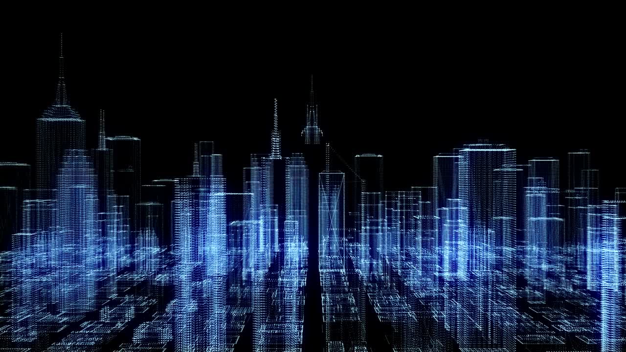 원활하게 순환하는 도시 구조입니다.