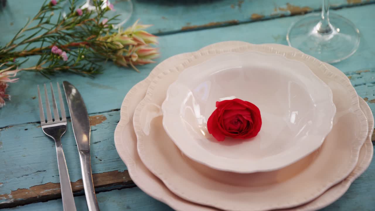 Various cutlery on wooden table 4k