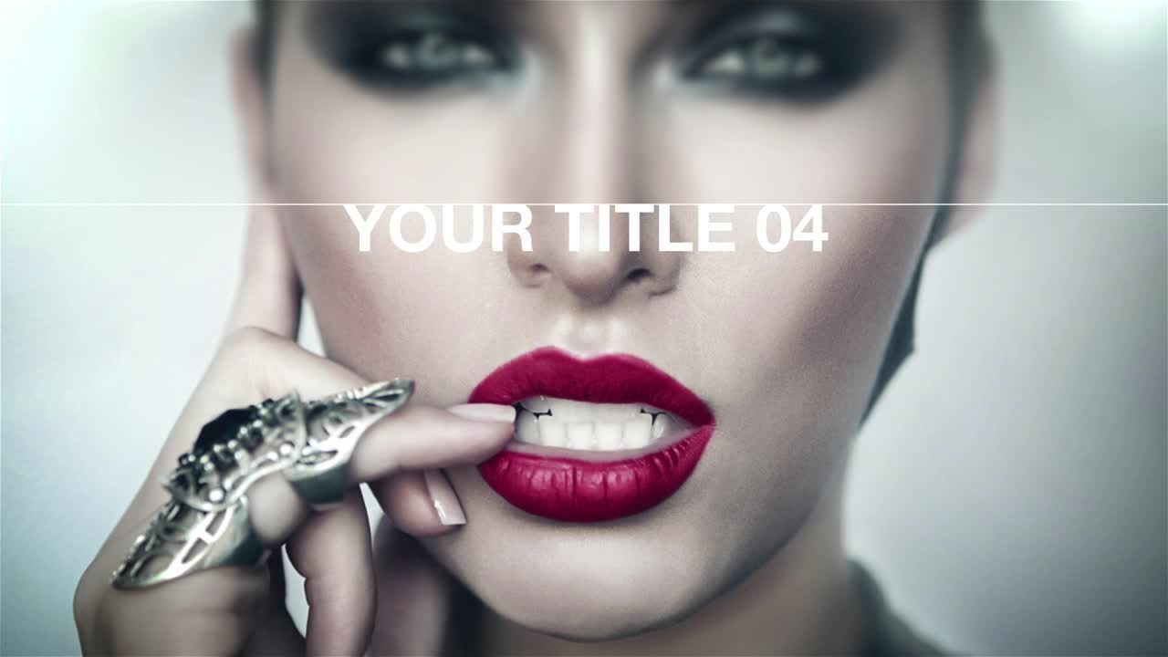 Dynamic promo video for stylish modern presentations