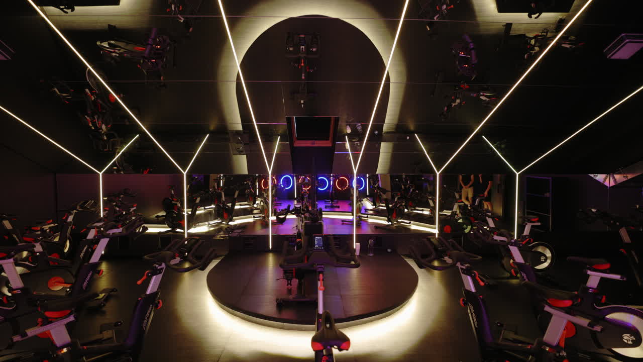 Modern Spin Studio Interior