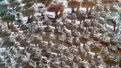 soap bubbles reflection