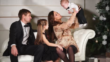 family christmas portrait
