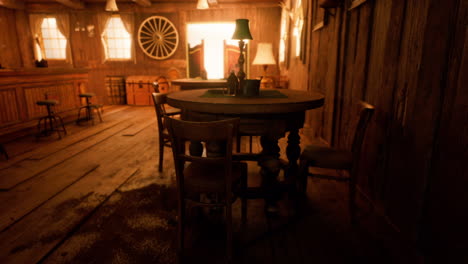 interior del salón occidental