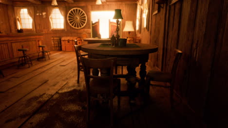 western saloon interior