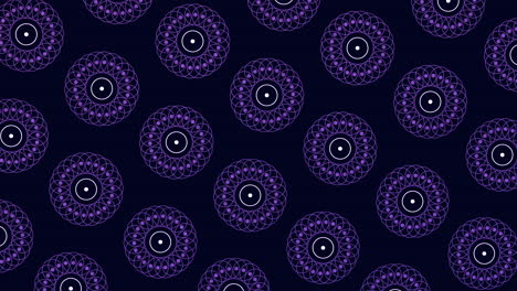 Faszinierende-Spirale-Aus-Strahlend-Violetten-Kreisen-Auf-Schwarzem-Hintergrund