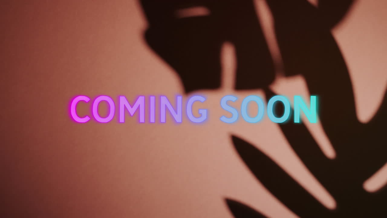 곧 올 텍스트를 잎 패턴 위에 애니메이션