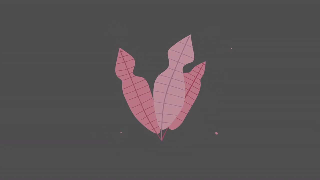 Cartoon Flowers Liquid Motion 17