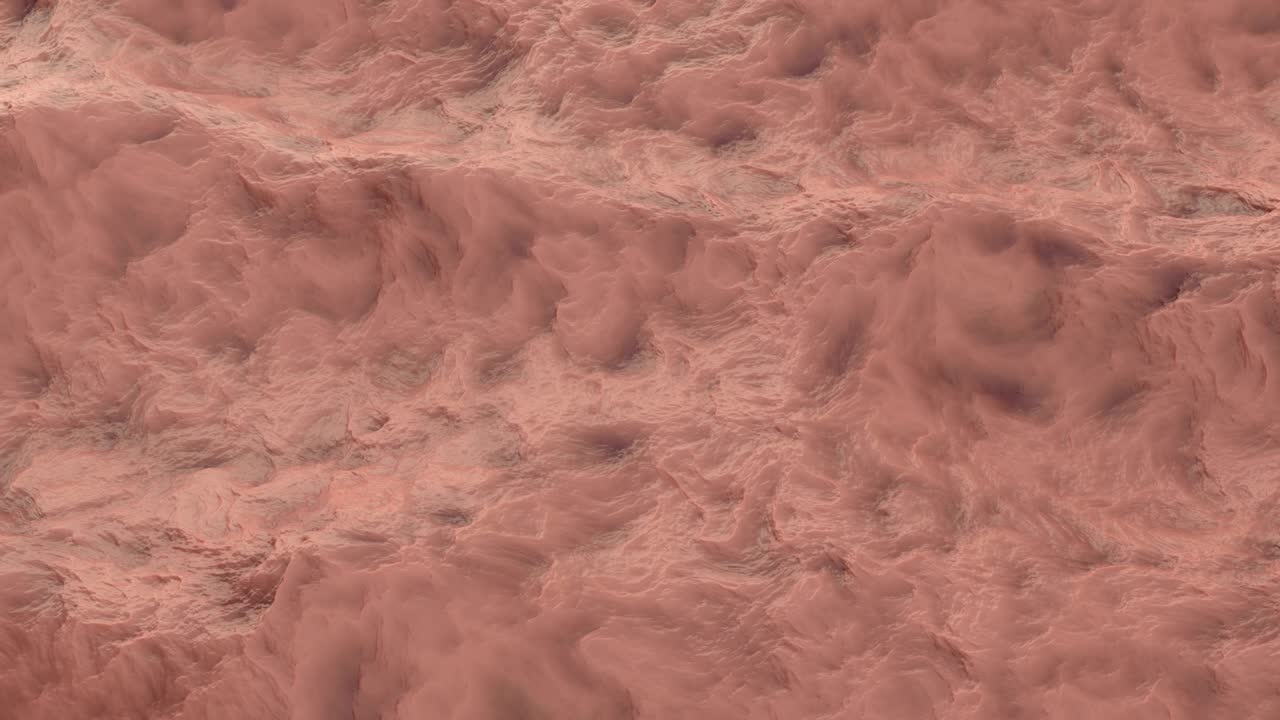 misteriosa superficie de la piel en movimiento.