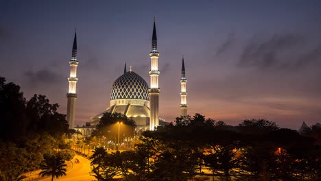 4k tl time lapse sunrise of malaysia.