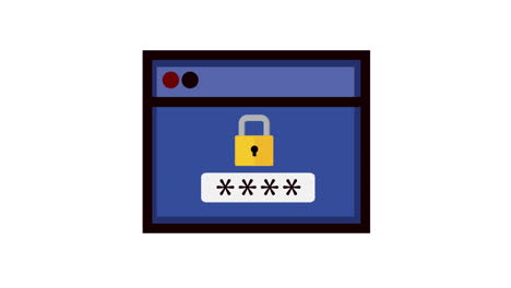 cerradura segura en el sitio web