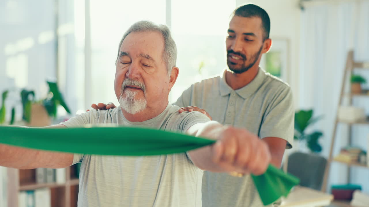 Physiotherapy, stretching band