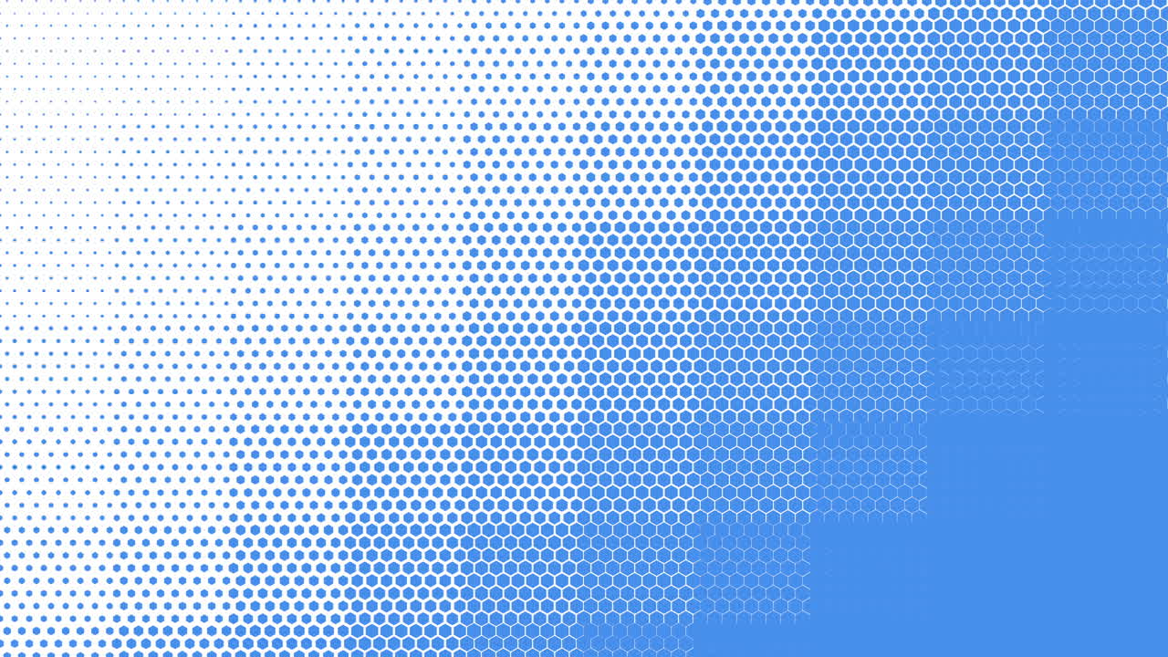 깨한  바탕에 반이는 파란색과 색 점 모양