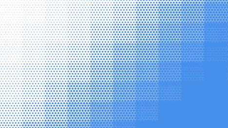 dazzling blue and white dotted pattern on clean white background