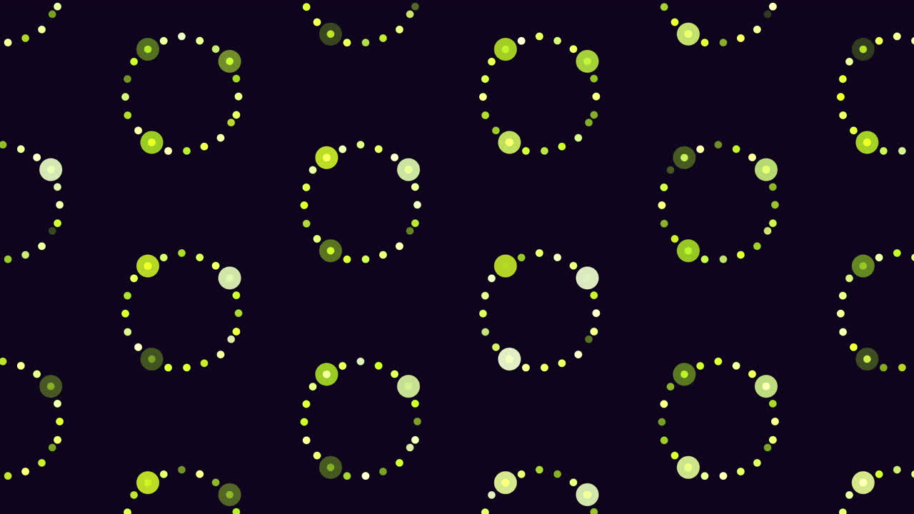 Red circles pattern on black background dynamic symmetry in a striking design