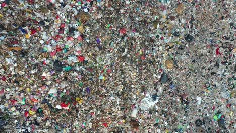 aerial view of a landfill