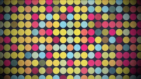 pequeño patrón de puntos geométricos abstractos y coloridos