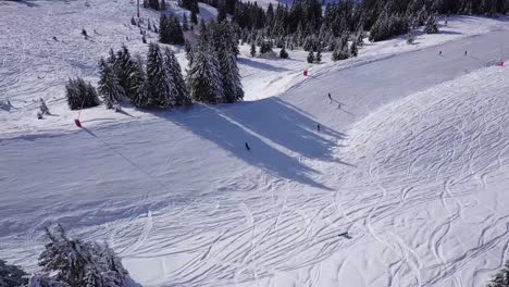 Pass-Looking-Down-Over-a-Piste-With-People
