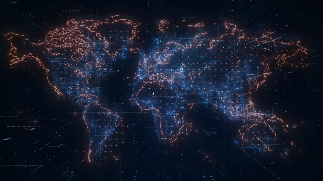 Detailed CG animation map