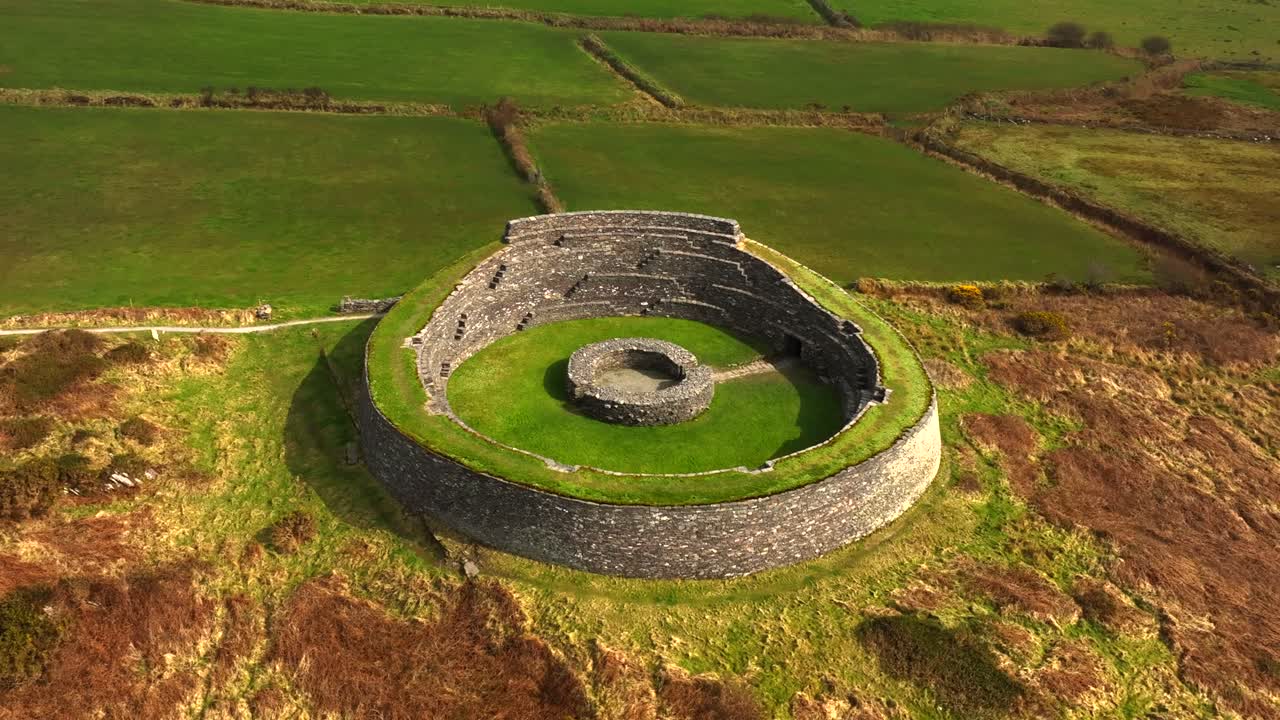 cahergal ringfort, kerry, irlanda, marzo de 2022
