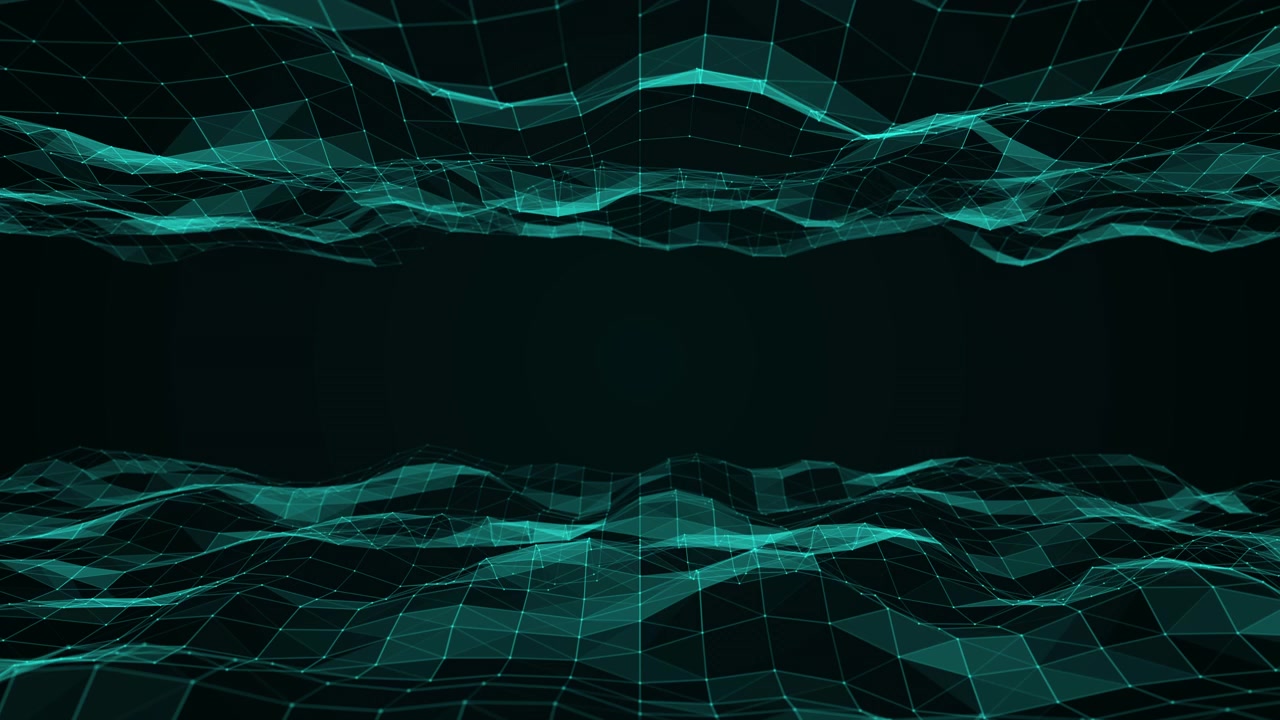 Abstract Digital Wave Network Background
