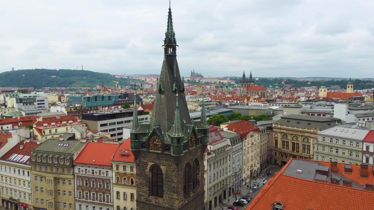 Veduta aerea di Praga, Repubblica Ceca. Centro storico.