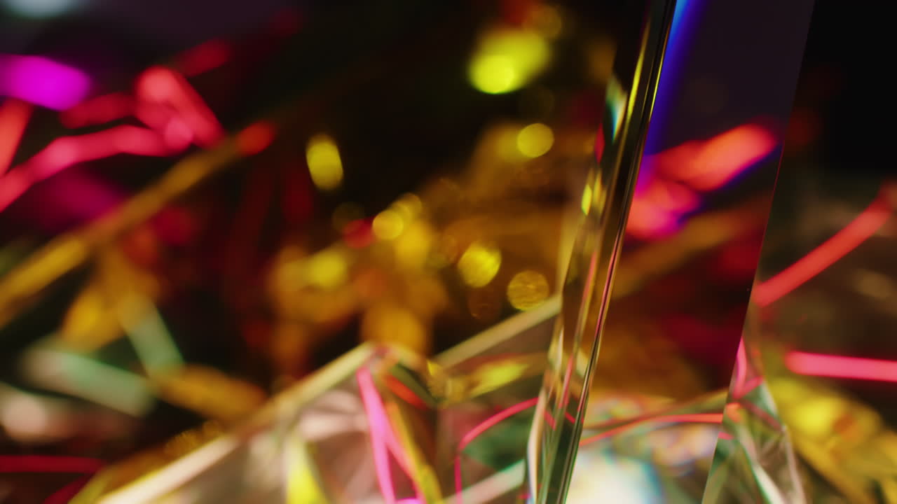 Shiny Glass Prism Background