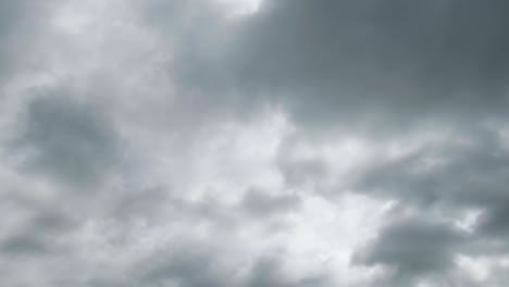 clouds are moving in the blue sky. timelapse