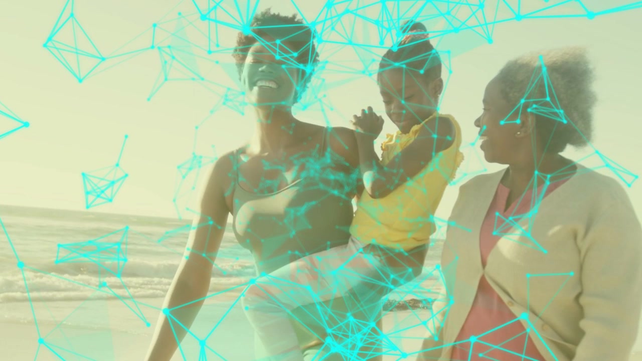 Mom carrying child walking beach child shifting making mom securing hold tech net moving over faces