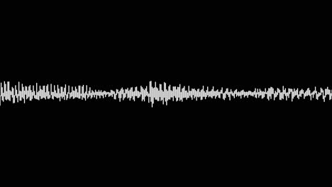 a simple black and white audio visualization effect-35