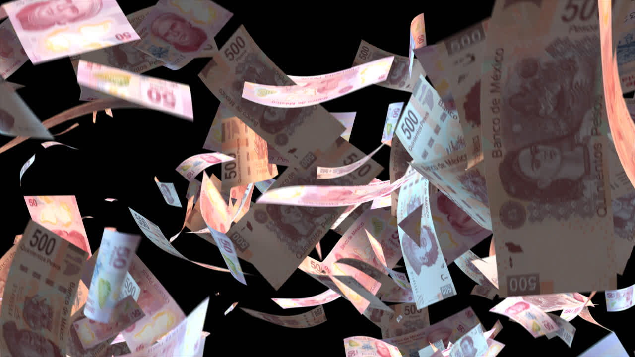 멕시코 페소가 떨어집니다.