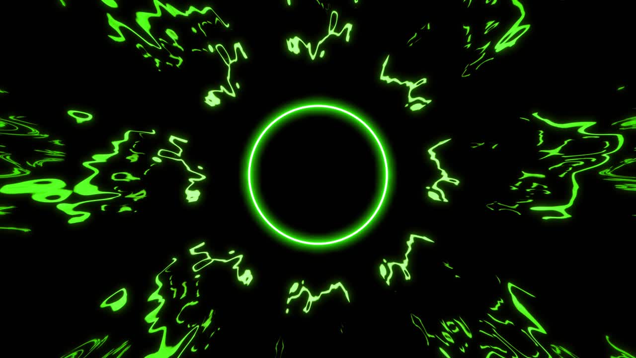 diseño de círculo verde abstracto