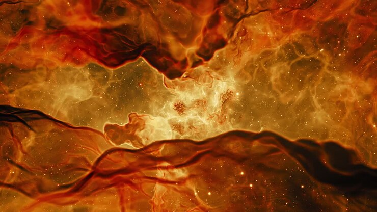 Fiery Nebulae of Deep Space