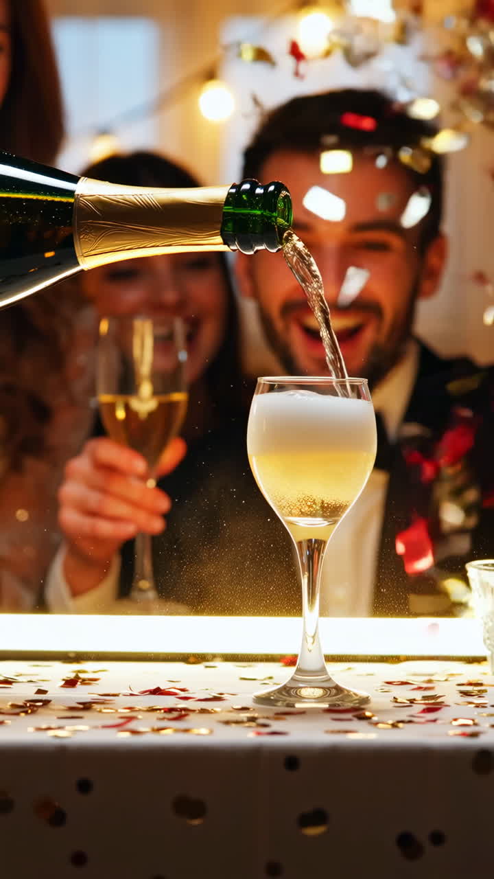 Celebración del champán