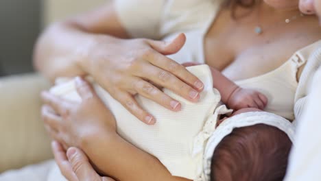 a touching moment showing a mother lovingly caring for her precious newborn baby closeup a touching moment showing a mother lovingly caring for her precious newborn baby closeup