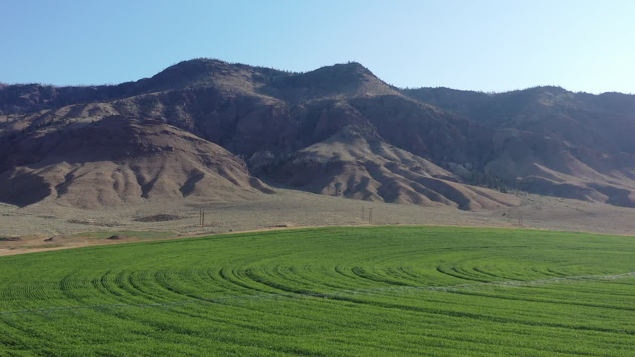 A Drone's Eye View of Irrigated Crop Lands in the Thompson River Valley Bottomlands, British Columbia, Canada