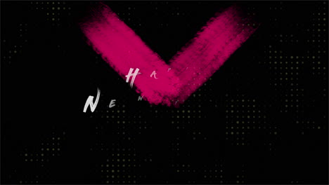 Happy-New-Year-text-with-red-stroke-brush-on-black-gradient