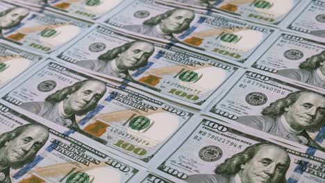 cash money banknotes. us dollars close up. american one hundred dollars. heap of usd cash. concept of finance and money