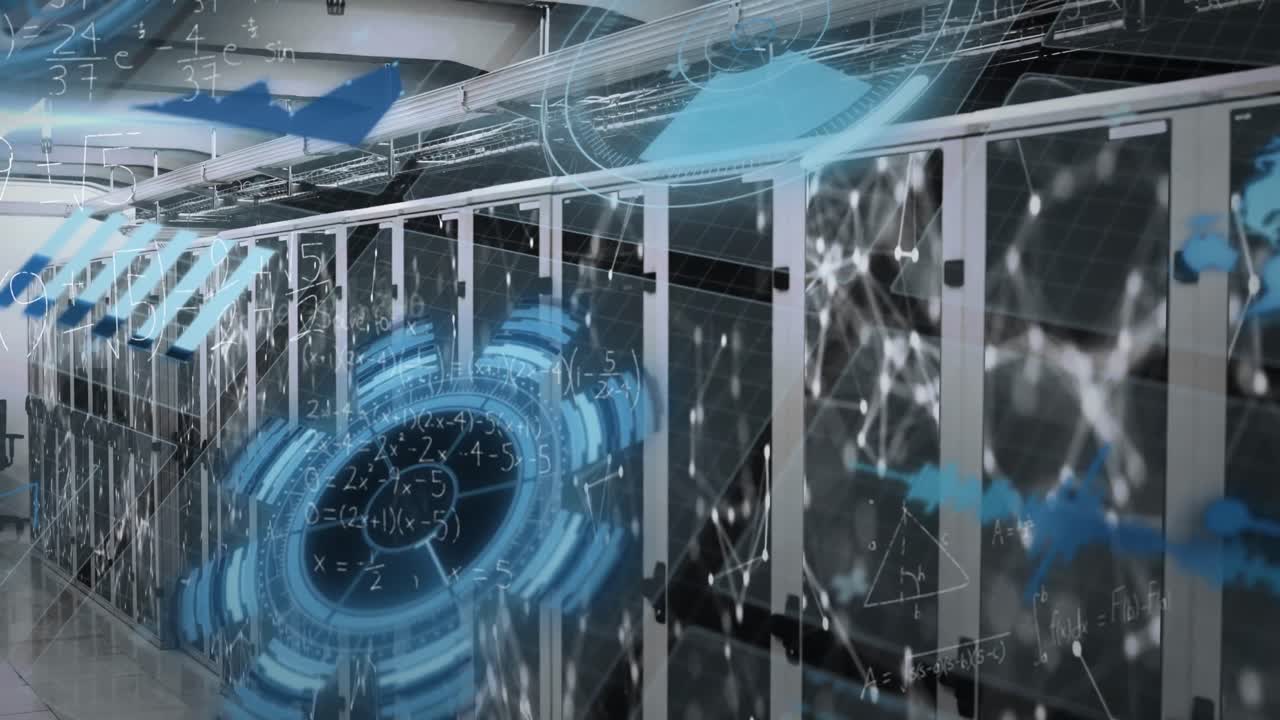 서버를 통해 처리 원과 수학 공식의 애니메이션