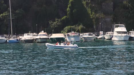 tourists enjoying a boat ride in sorrento