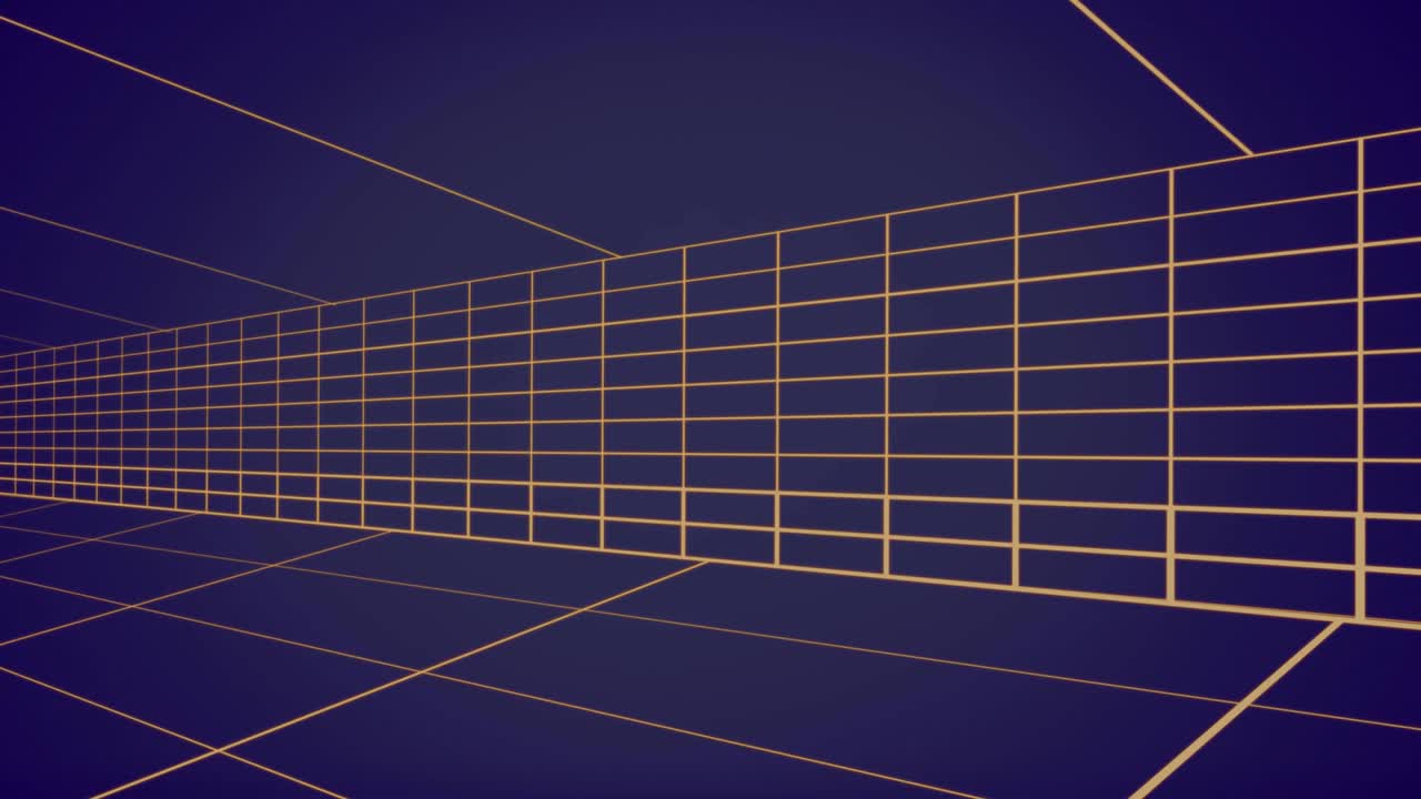 líneas de cuadrícula en movimiento en fondo púrpura 4k