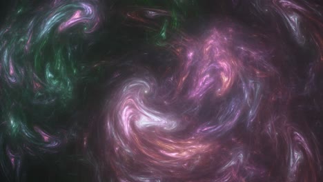 nebula and space dust swirling and moving around in the universe