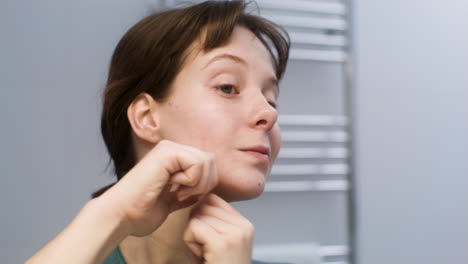 Woman-in-the-bathroom