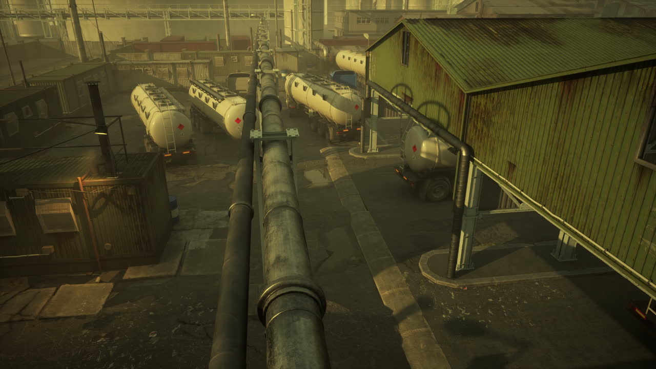 Industrial object refining oil and other toxic materials