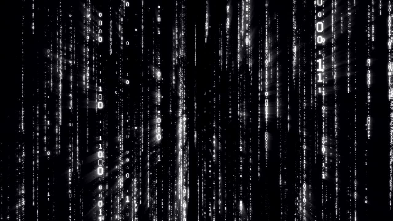 Abstract background of binary code