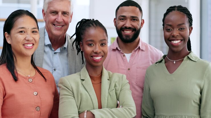 Business people, leadership