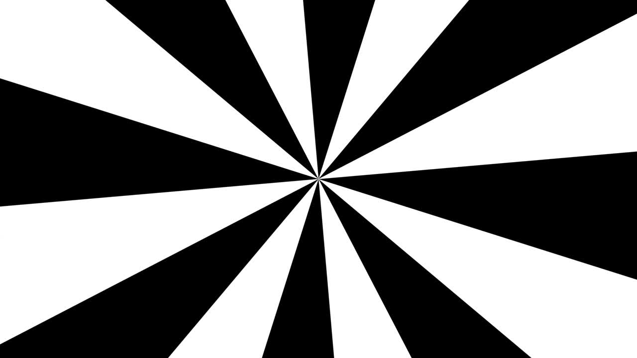 Retro black rays pattern. Pop art style