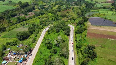 cure road towards the mountain