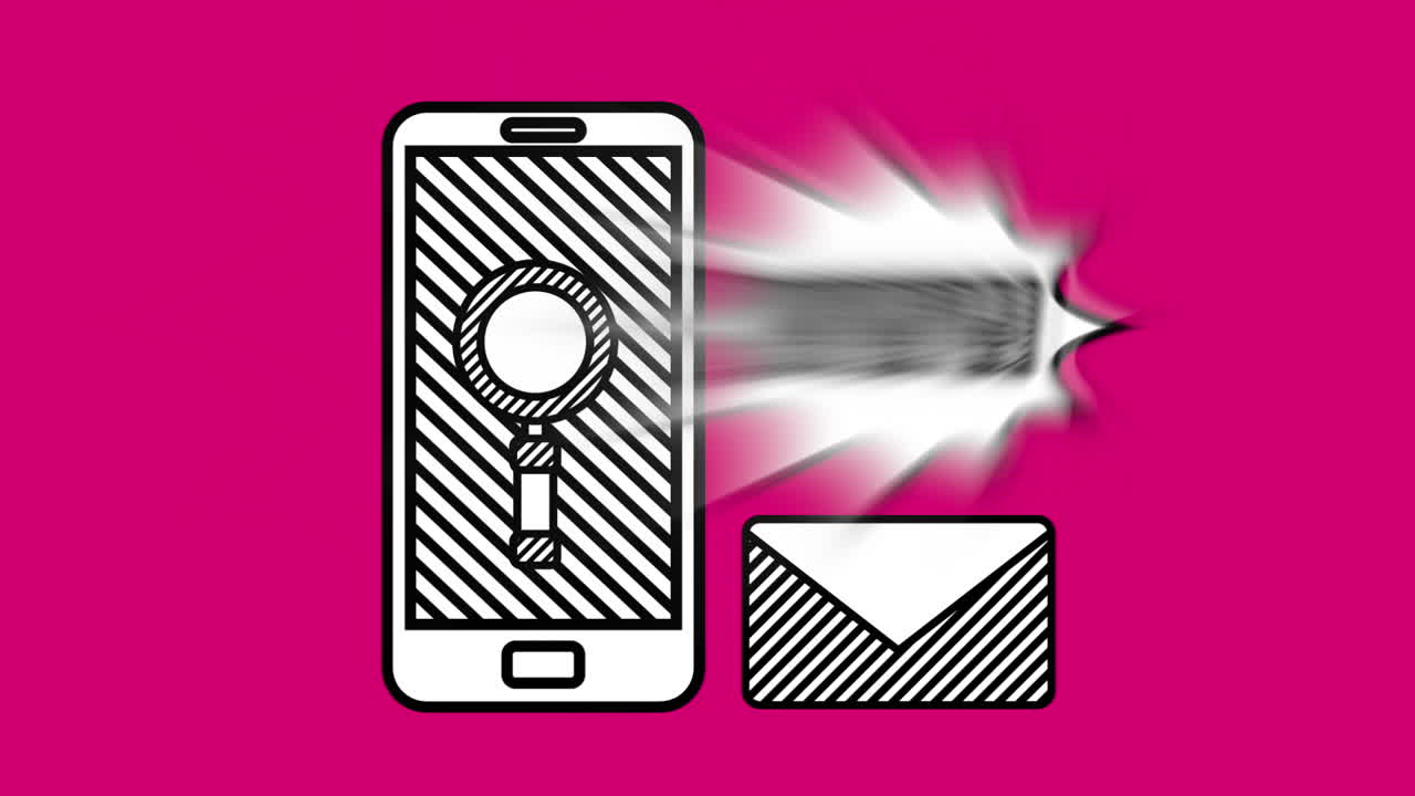 소셜 미디어 기술을 가진 스마트폰