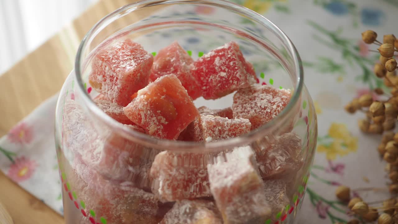 Turkish delight in a jar